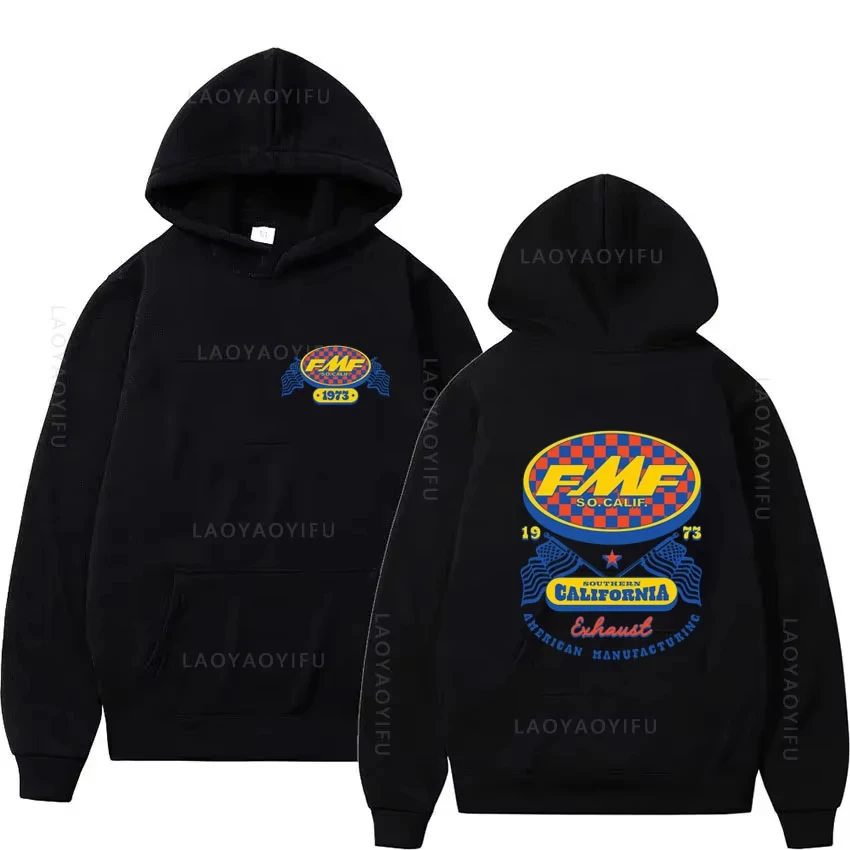 

FMF Racing Exhaust Ama Motocross Theme Pullovers Women's Hoodies Hooded Sweatshirt Essentials Hoodie Sweatshirts Graphic Y2k
