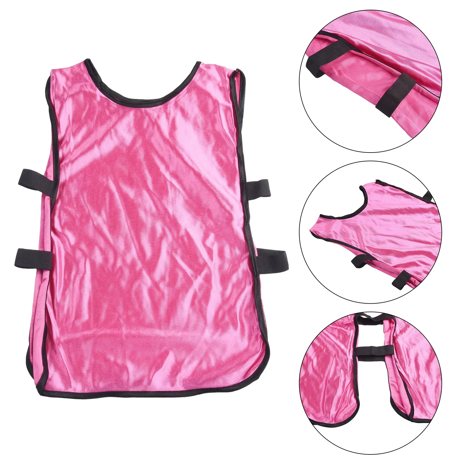 1pc Kid Sports Vests Training Numbered Bibs Practice Quick-Dry Basketball Football Rugby Team Jersey Polyeste