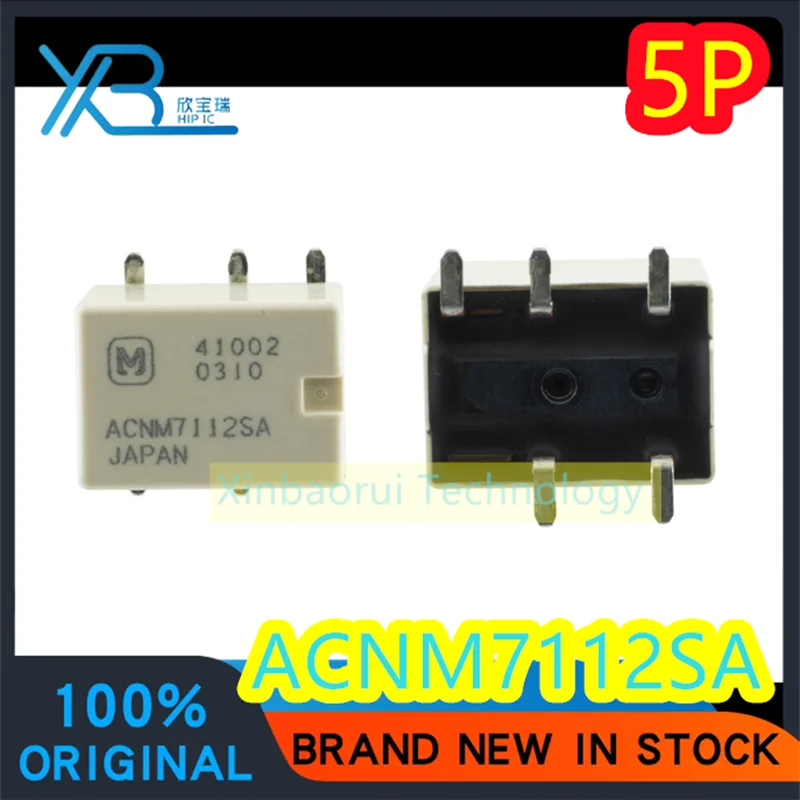 

(2/30pieces) ACNM7112SA Automotive Electronics Assist Computer Fragile Relay 5-pin SMD 100% Brand New Original Electronics