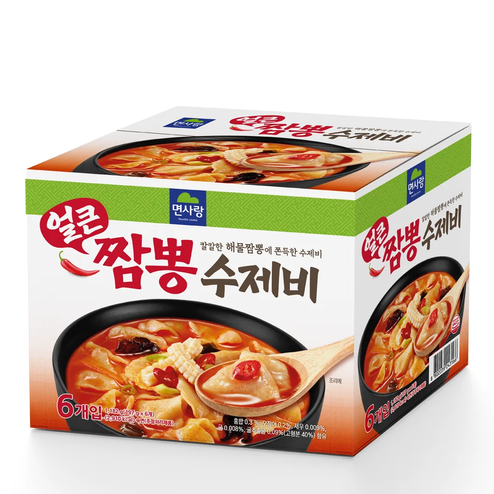 Noodlelovers Spicy Jjamppong Sujebi 6-Pack #1