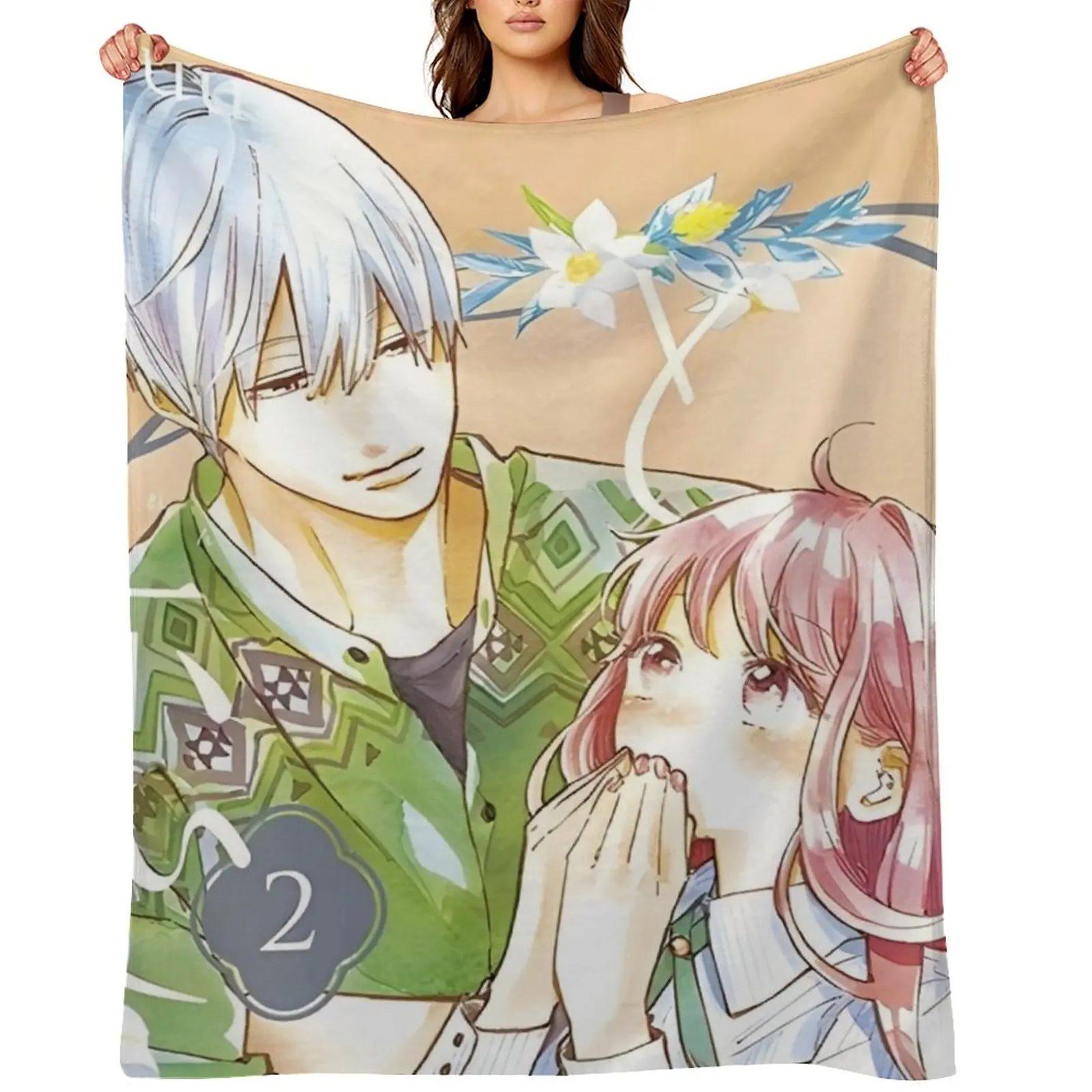 

A Sign of Affection Yubisaki to Renren - Nagi Itsuomi Itose Yuki Throw Blanket Tourist Plush For Baby Kid'S Blankets