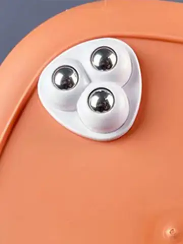 4pcs Paste Universal Wheel No Noise Self Adhesive Universal Pulley Rotating Wheels for Trash Can Bottom Kitchen Small Appliances