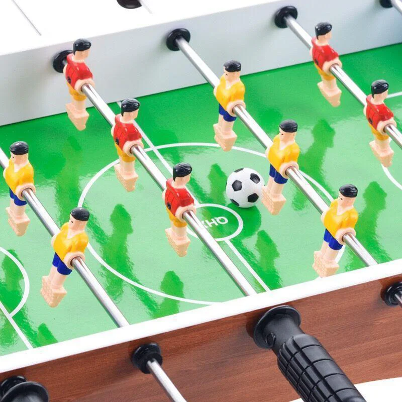 Six-pole football table Football table Amazon children's board game table parent-child interactive board game toys