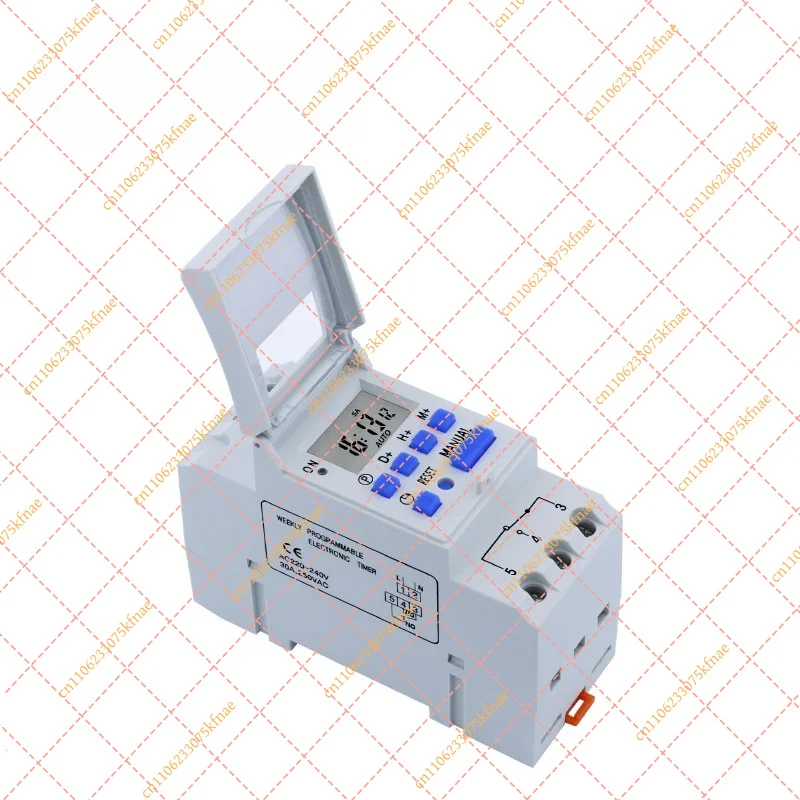 THC30 30A Din Rail Digital Timer Switch 7 Days Weekly Programmable Time Relay AC220V/230V/110V DC12V/24V