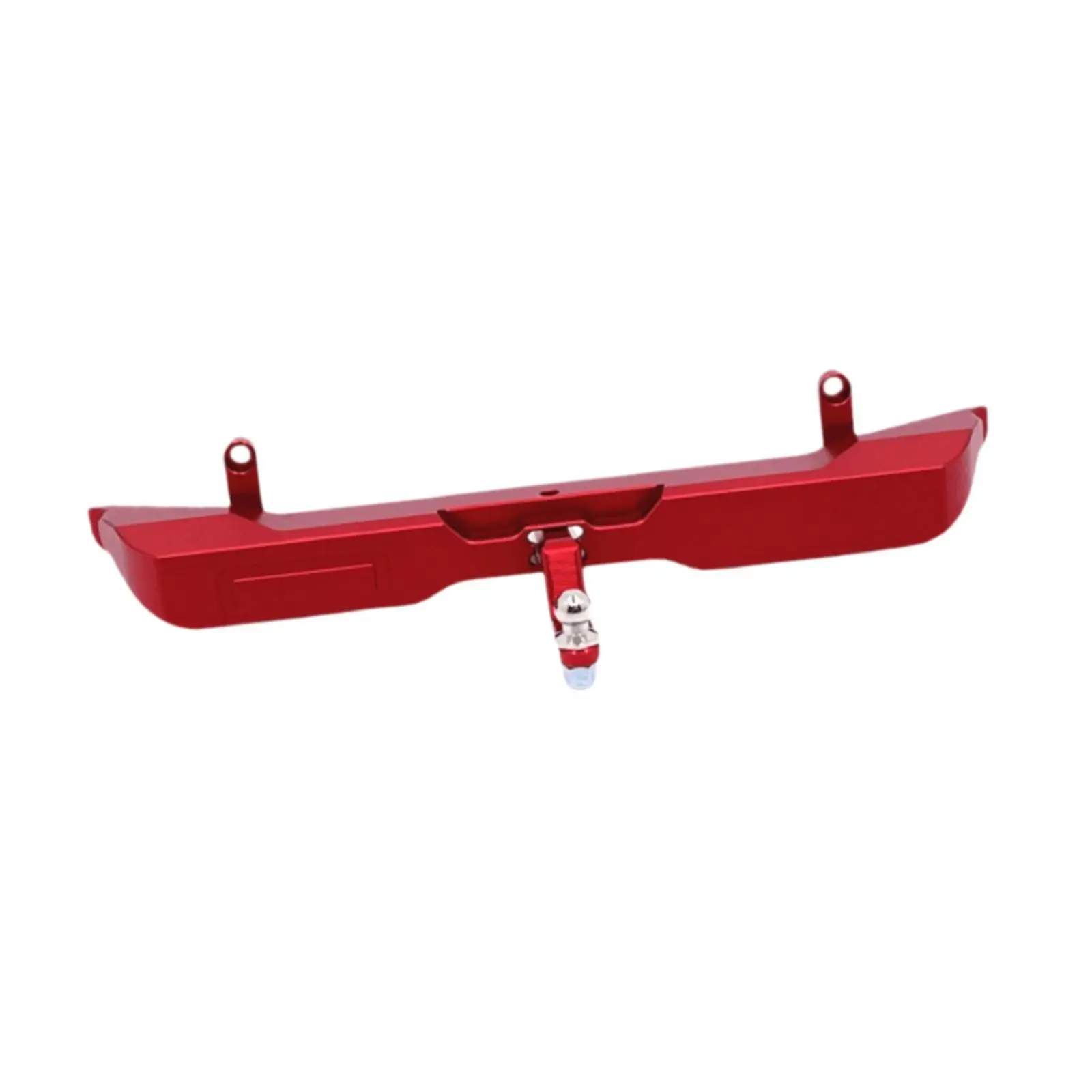 RC Car Rear Bumper 1/12 Scale Easy Installation Professional RC Car Bumper with LED Lights Trailer Buckle for H12Y H12Y+