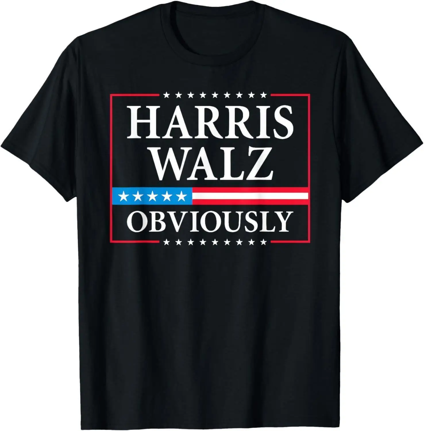 Harris Walz Obviously President Kamala Harris Waltz Election T-Shirt