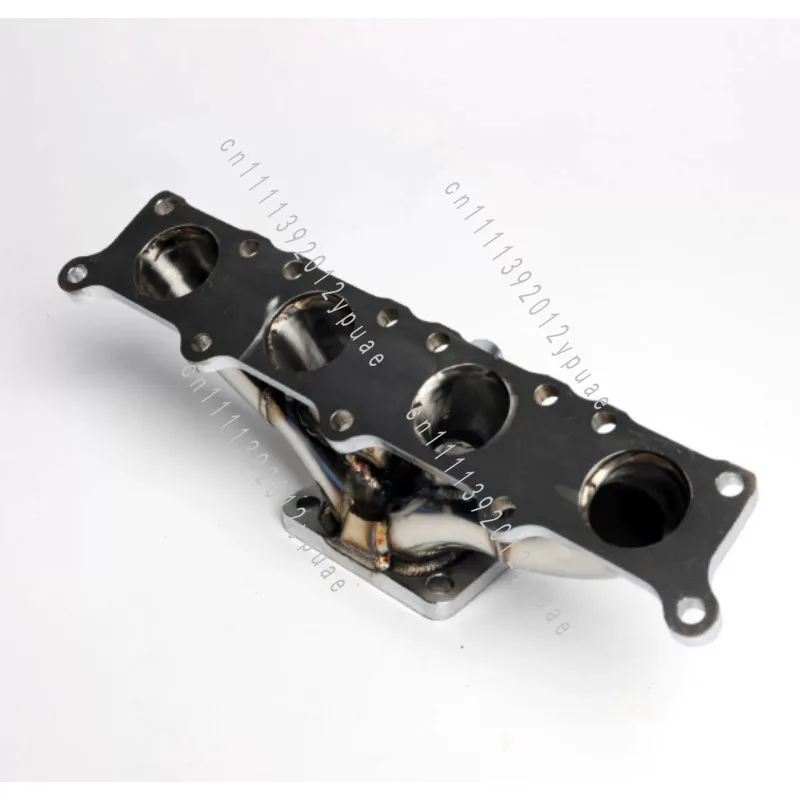 T3 Turbo Exhaust Manifold, Croissant Style Modified Header, Performance Replacement Manifold for 1.8T 20V Engine Retrofit