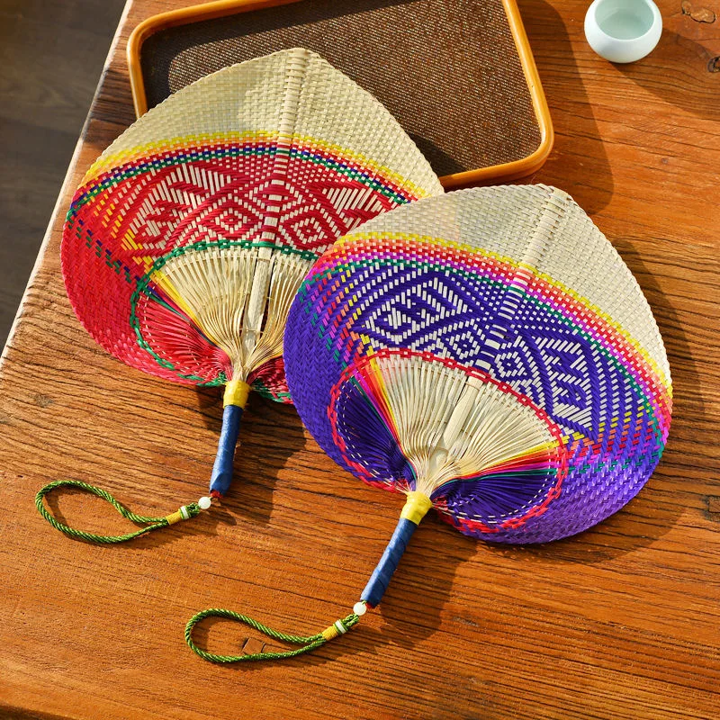 5Pcs/Lot Beach Fan Bridal Hand Fan Wedding Bamboo Wedding Fan Gift for Guest Decoration Home Chinese Fan Party Favors Gifts