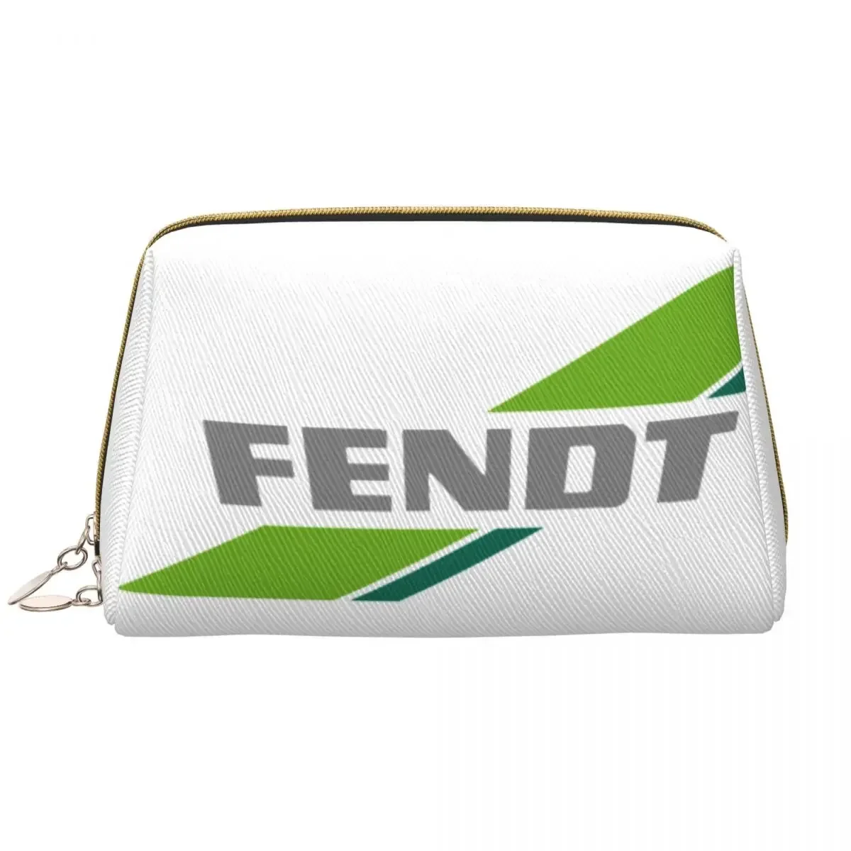 

Custom Fendt Tractor Logo Toiletry Bag Women Cosmetic Makeup Organizer Ladies Beauty Storage Dopp Kit Case