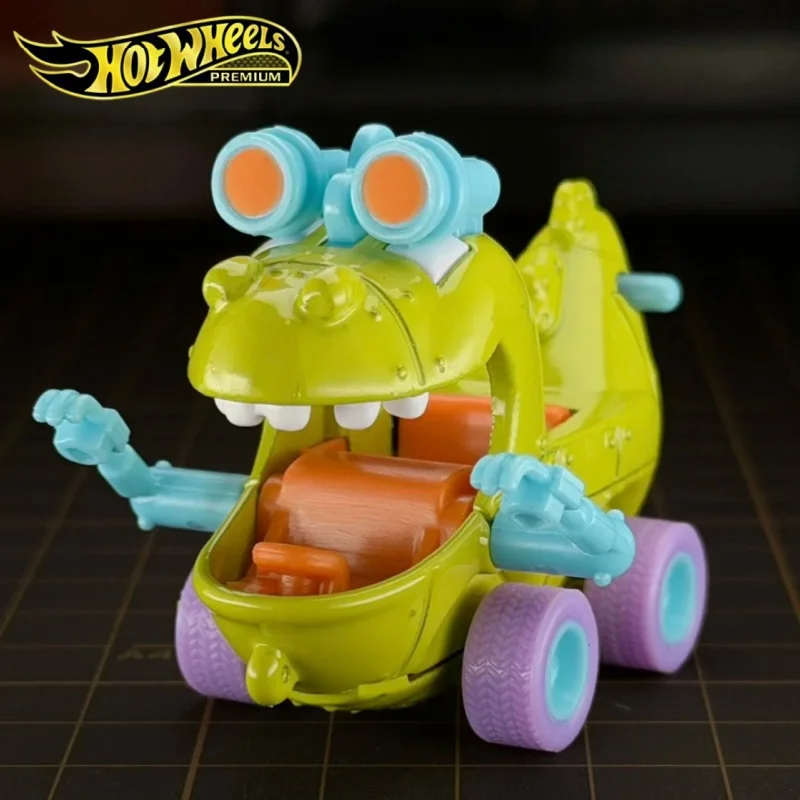 

Genuine Hot Wheels Premium Pop Culture Rugrats Reptar Wagon Remorque HDX63 Metal Collectible 1/64 Diecast Model Vehicle Toys