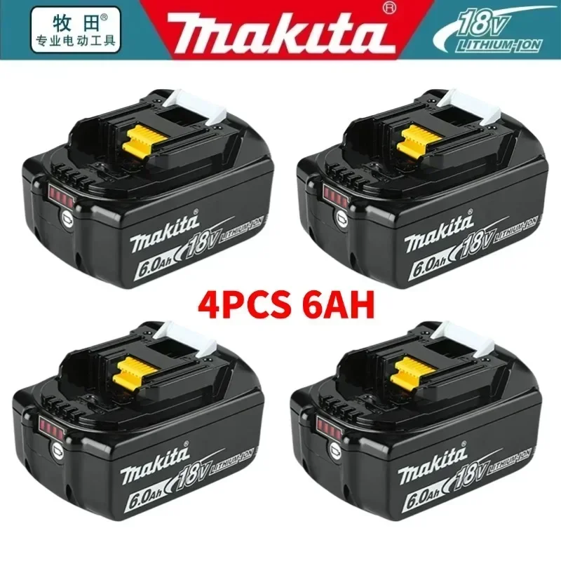 

Makita 18V 6.0Ah Rechargeable Power Tool Battery Lithium ion Replacement LXT bl1830 BL1860B BL1860 BL1850 DHP482