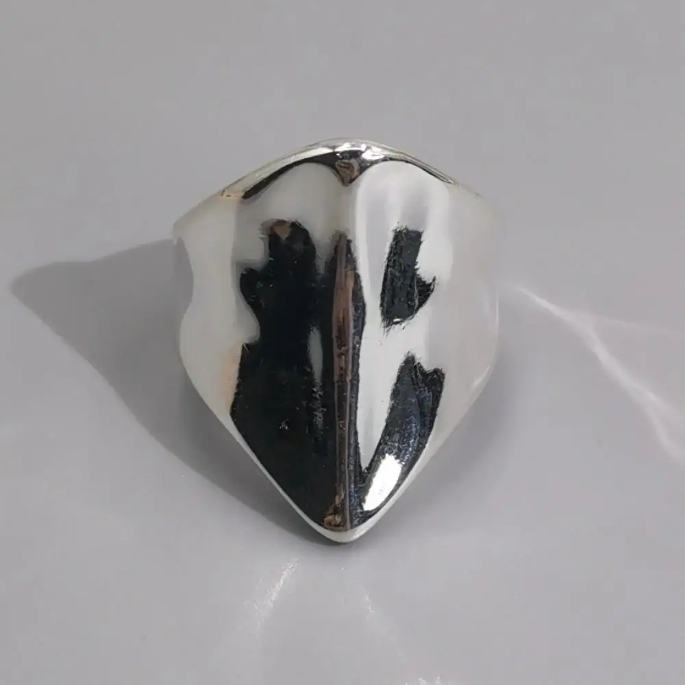 Women's Gold & Silver Plated Irregular Triangle Open Ring