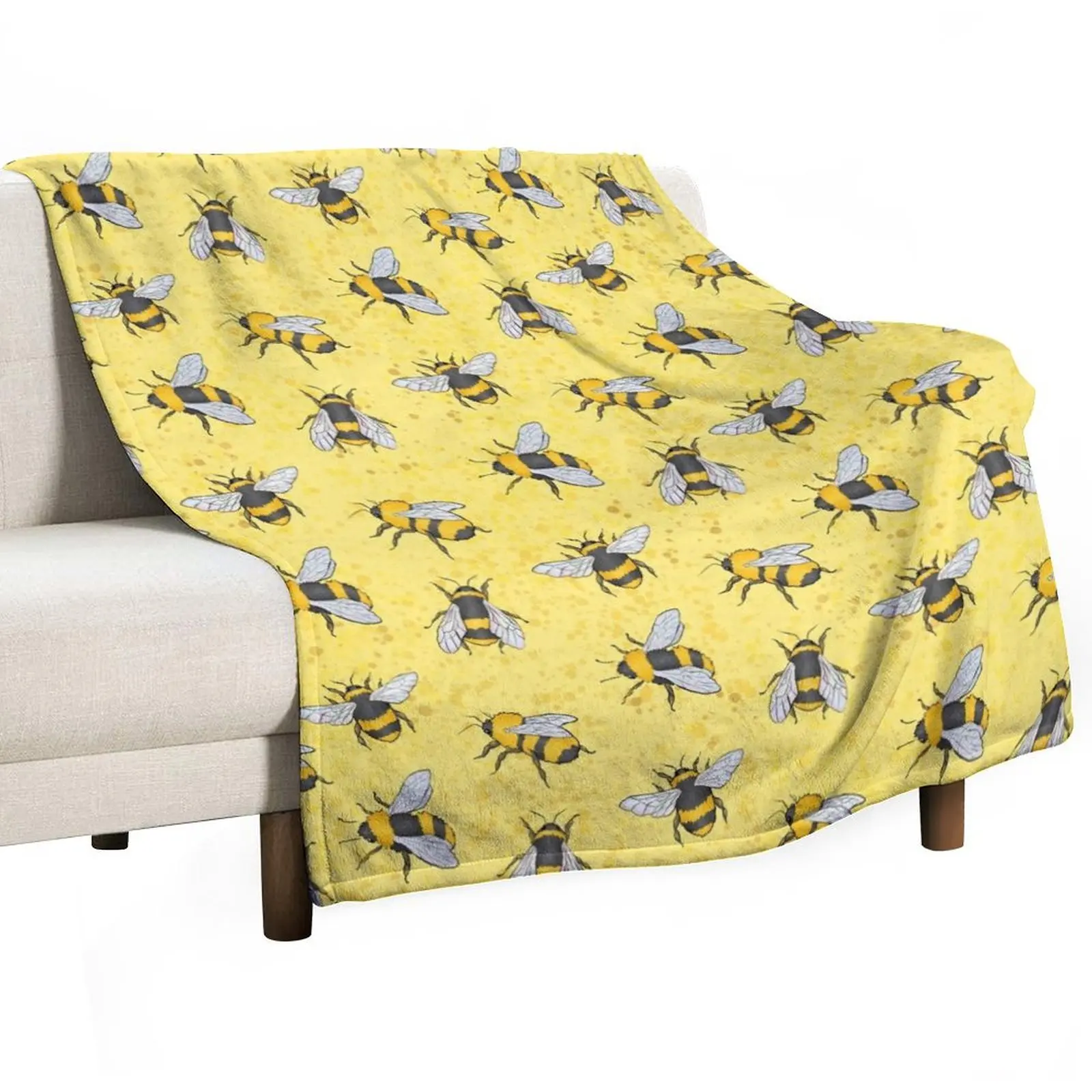 

BEES Throw Blanket Sofas Beautifuls valentine gift ideas Blankets