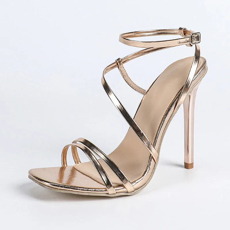 

Модные женские босоножки на шпильке с узким ремешком, летние весенние женские босоножки с открытым носком, женская обувь на высоком каблуке