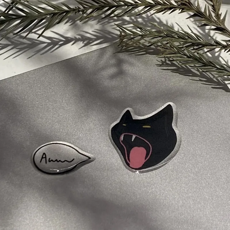 Funny Black Kitten Jelly Stickers Cute Gel Phone Case Decals INS Cartoon  Aesthetic Cartoon Cat Stickers Removable Decorations view 4