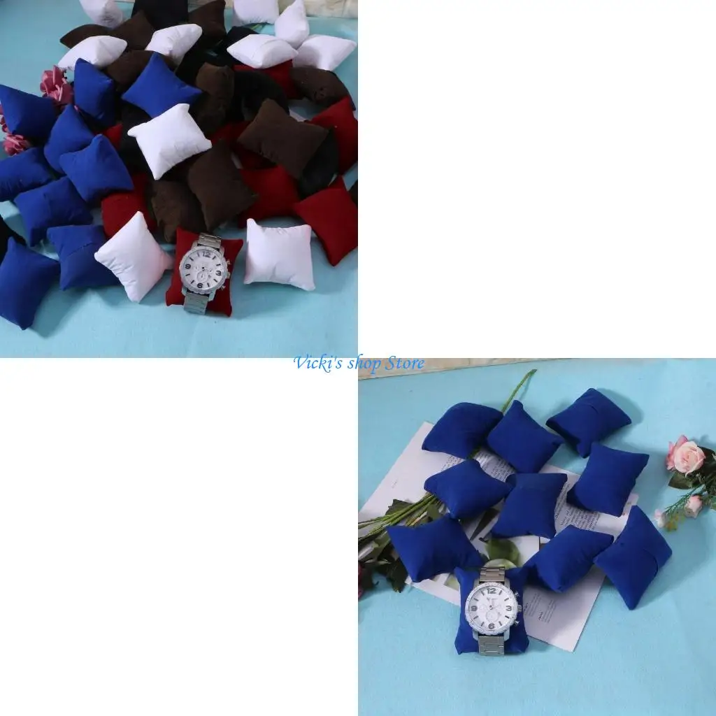 Подушка-для-показа-часов-Фланелевая-шелковая-подушка-Браслет-для-часов-Реквизит-для-демонстрации-ювелирных-изделий