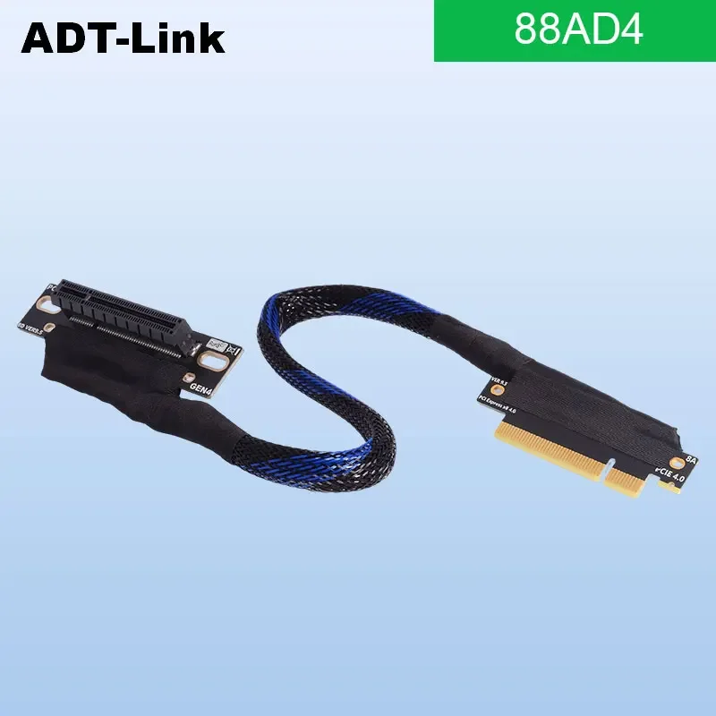 ADT-LINK eGPU Cable Preparation Network Adapter With Built-In AI Server Adapter PCIE4.0X8 Extension Network Card 8X Adapter GEN4