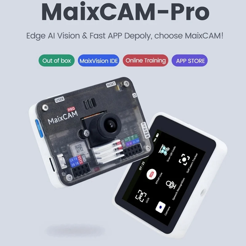 لوحة تطوير Daily Maixcam Pro RISC-V AI كاميرا رؤية NPU معالجة Lmage كاميرا مسابقة الصوت Yolo