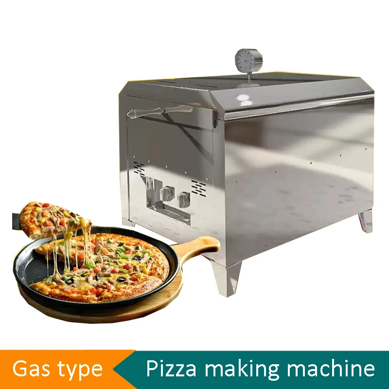 

Низкая цена, коммерческая мобильная печь для пиццы из нержавеющей стали на газу, высококачественное оборудование для приготовления пиццы, печь для выпечки закусок