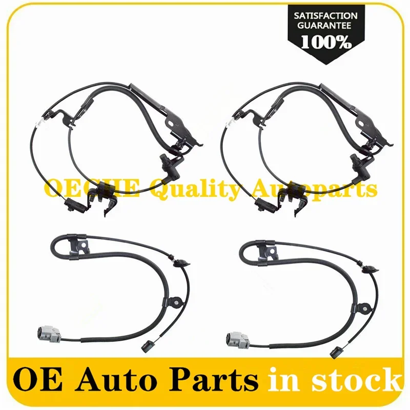 1 Set For Highlander 09-14 ABS Wheel Speed Sensor 3.5L 89543-48040 89542-48040 89516-0E070 89516-0E060