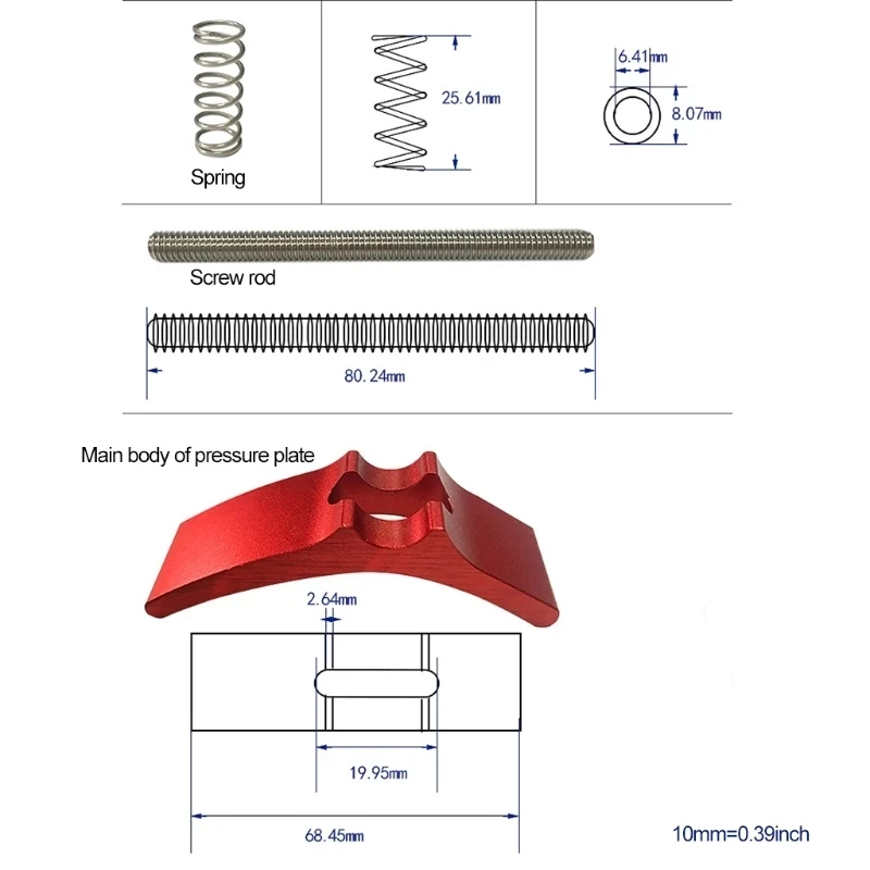 1pc T Nut T Rail Clamp Set T-track Clamp Aluminium Clamp Set for Woodworking 157A