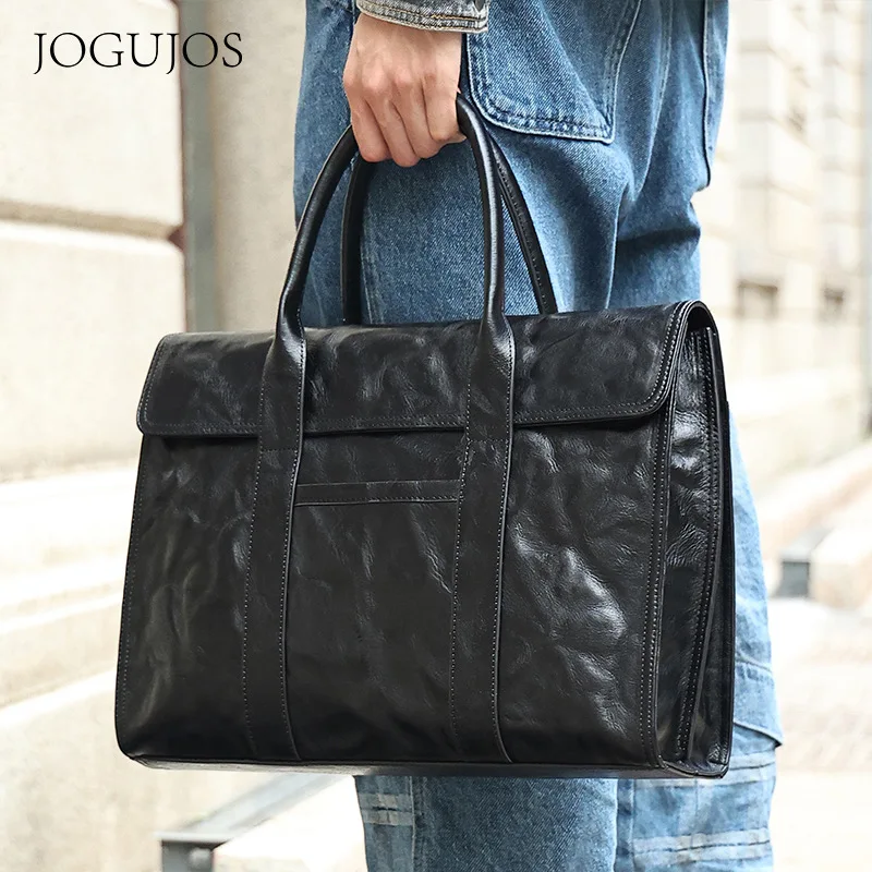 Sacs à bandoulière en cuir véritable pour hommes, modules d'embrayage, sac à main en peau de squelette, étui Chimbombs, sac pour ordinateur portable, première couche, cuir de vachette initié