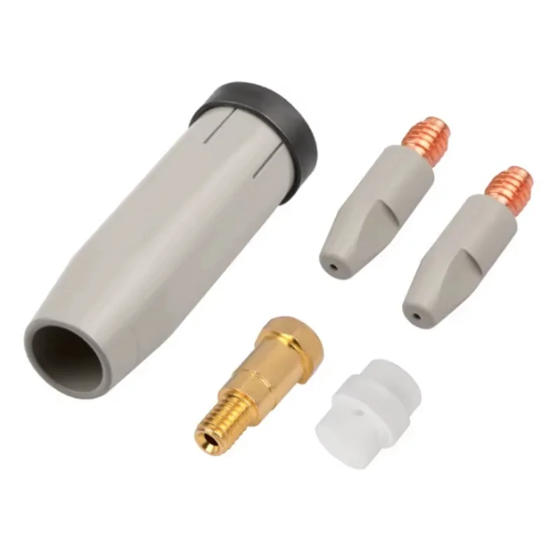 

5Pcs 24KD Coating Protection Nozzle 1.0Mm MIG Torch Gas Nozzle Tip Holder Of 24KD MIG Welding Torch-B91B