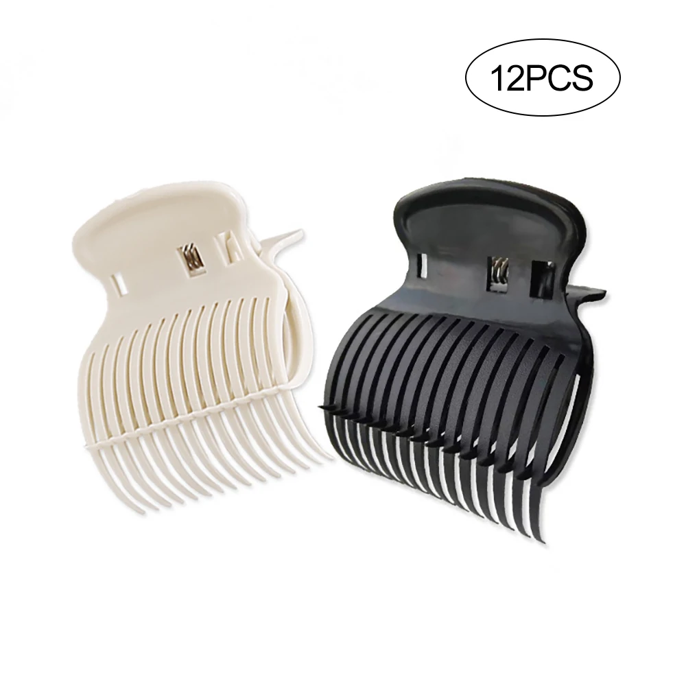 

12pcs Hair Rollers Clip Hot Roller s Curler Claw s Perm Insulation Random Color hair tools