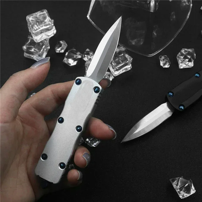 

Micro Ultra Knife Mtech D Series Pocket Knife D2 Steel 58-60HRC Hardness Aviation Aluminum T-6061 Handle Outdoor Fruit Knife