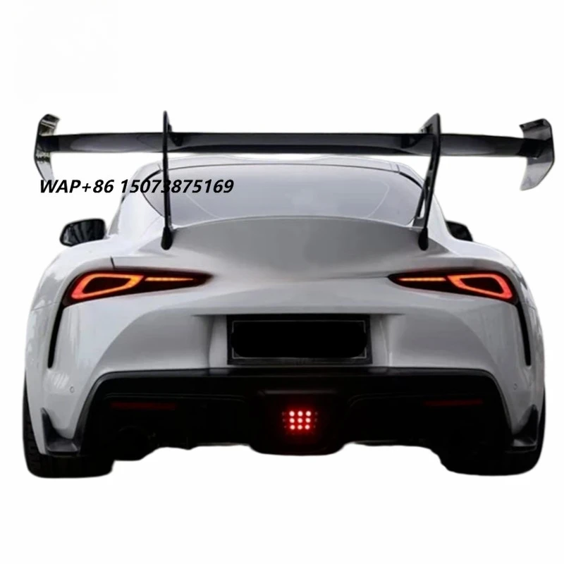 Top Carbon Fiber A-D V3 Rear Wing Car Spoilers For GR Supra A90 A91 MK5 Trunk Lip Spoiler Tail Wing Other Body Parts