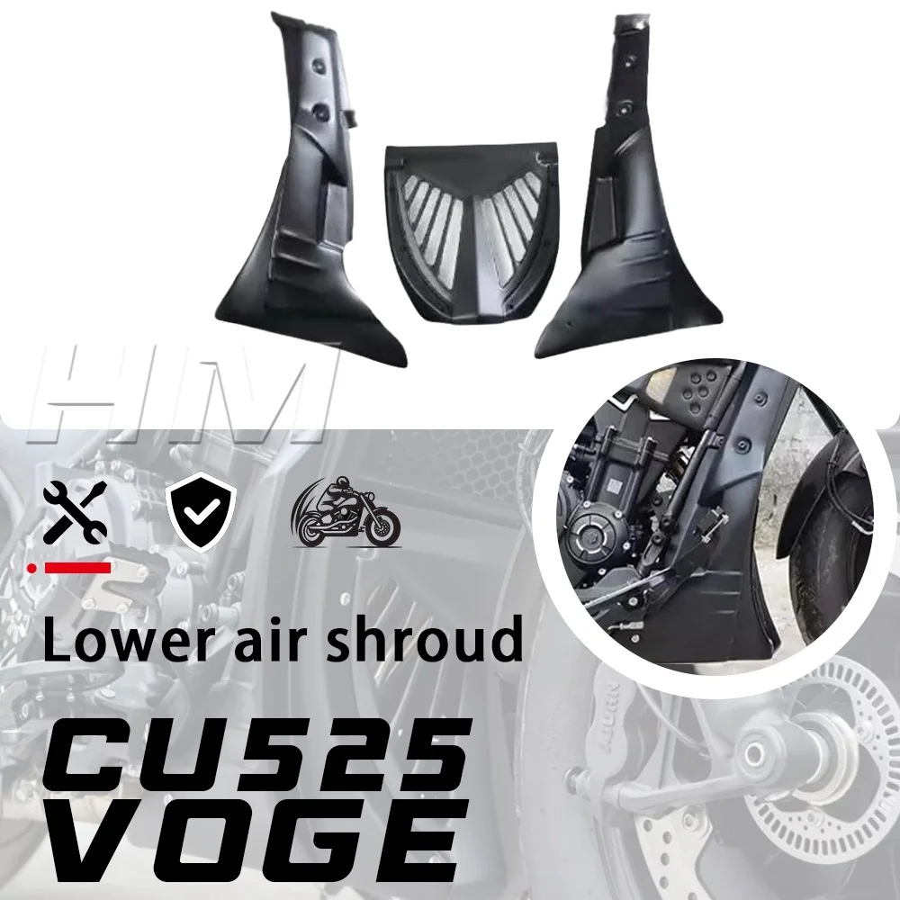 Motorcycle Engine Lower Shield Guard For VOGE CU525 Sturdy Durable Easy Install Body Protection Modified Kit