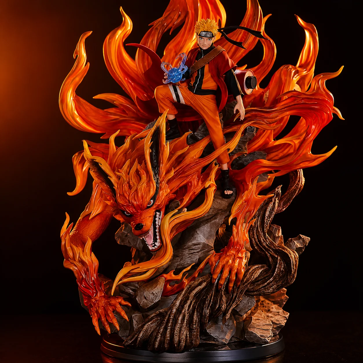 Nuevos productos en stock: Periféricos de anime, estatua artesanal del ninja Hokage GK de diez años, adorno de escritorio, regalo sorpresa para las fiestas.