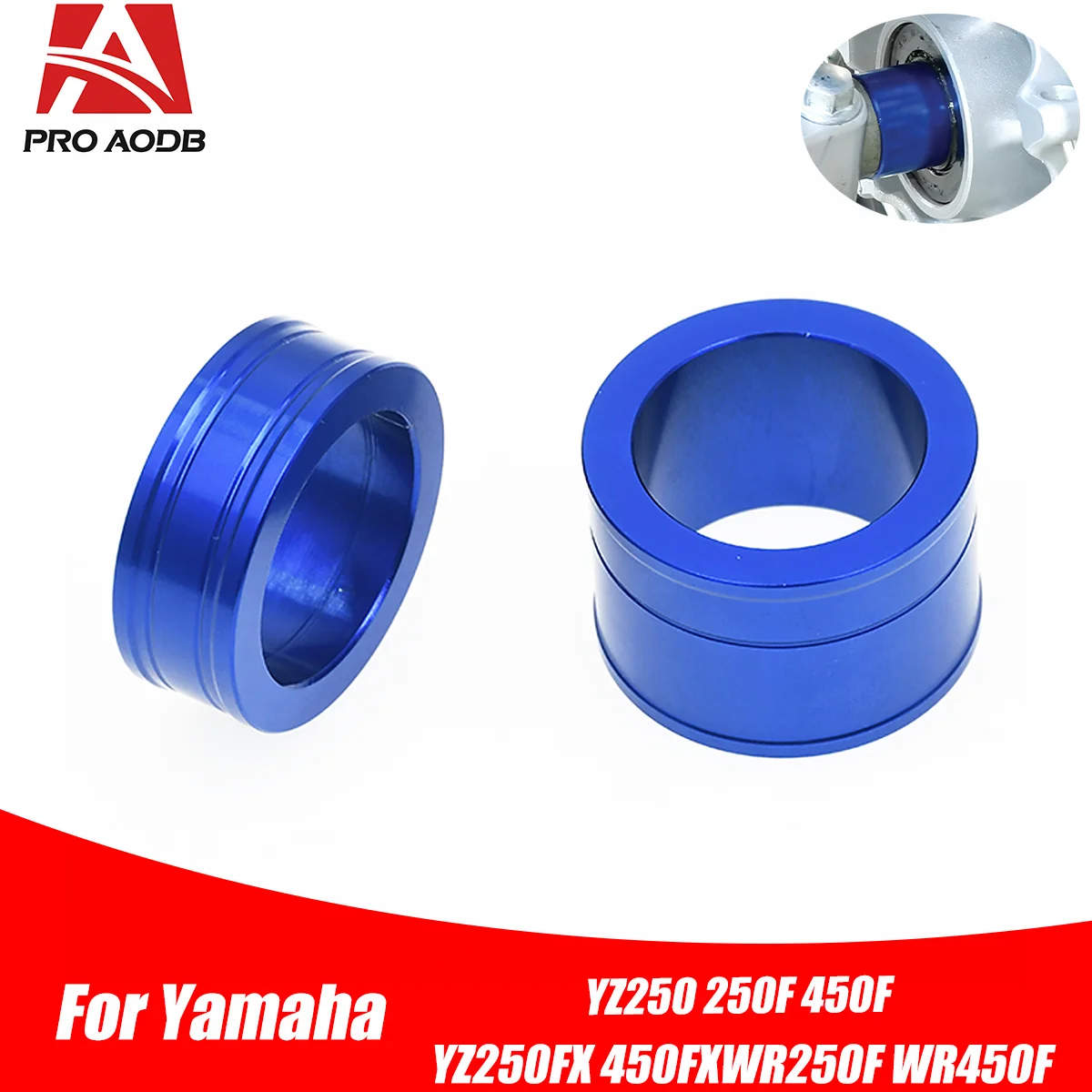 For Yamaha YZ250F YZ450F YZ250FX YZ450FX WR250F WR450F YZ WR 250F 450F 250 FX 2014-2020 Motorcycle Front Wheel Axle Hub Spacer