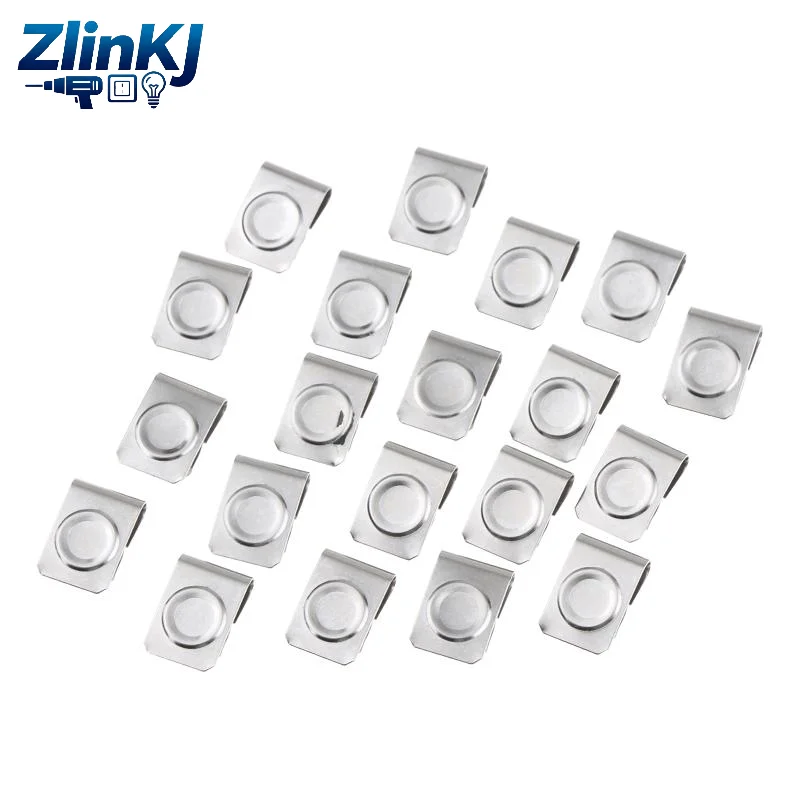Positive Battery Pressure Contact Buttons 20 Pack Suitable for A AA CR2 Batteries for Home DIY Electronic Repair Projects