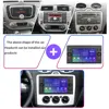 フォードフォーカス,フィエスタ,ギャラクシー,モンデオ,フュージョン,クーガ,s-max,c-max,n0,DVD, 2 Din,carplay,GPS, BT,ラジオ用のカーマルチメディアプレーヤー 2