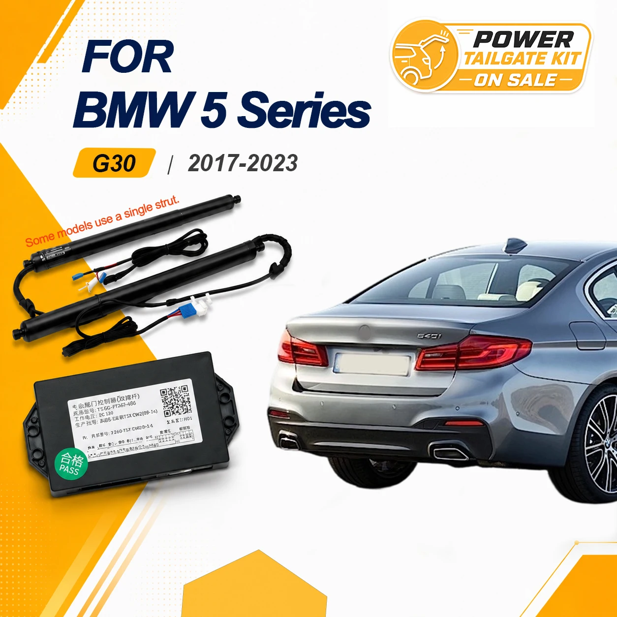 For BMW 5 Series G30 saloon 2017-2023 Car Power Trunk Lift Electric Hatch Tailgate Tail Gate Strut Auto Rear Door Actuator