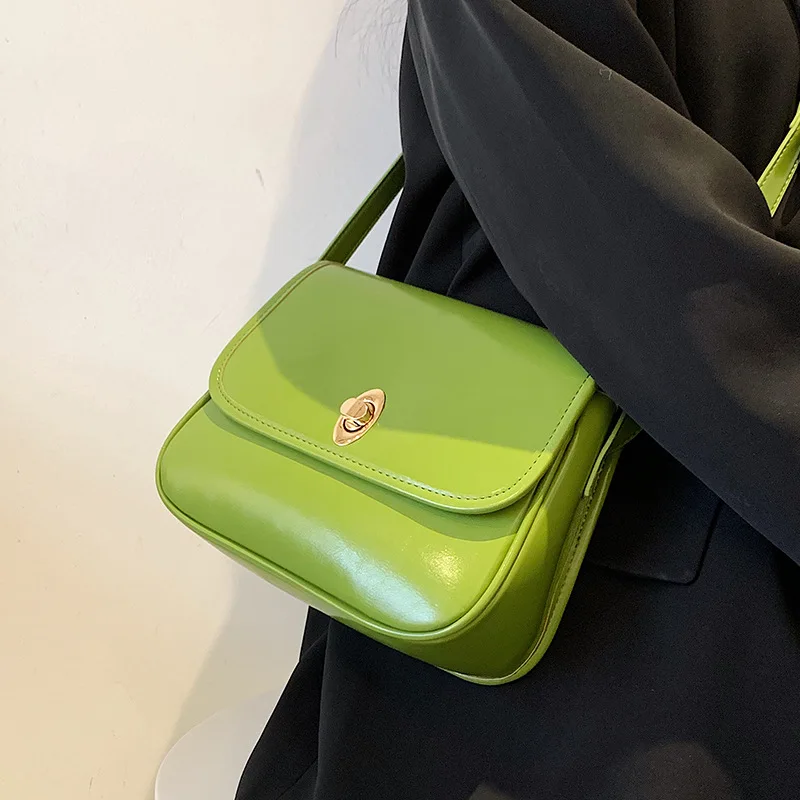 PU Leather Crossbody messenger Bags for Women 2023 Trend Fashion Summer Ladies Handbags Brand Casual Shoulder bag green bolsa