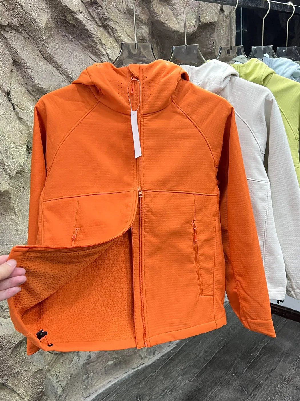 Functionality Outdoor Softshell Jacket Honeycomb Tech Fleece Waterproof Unisex Autumn Winter Coat Durable Standard Fit Hooded