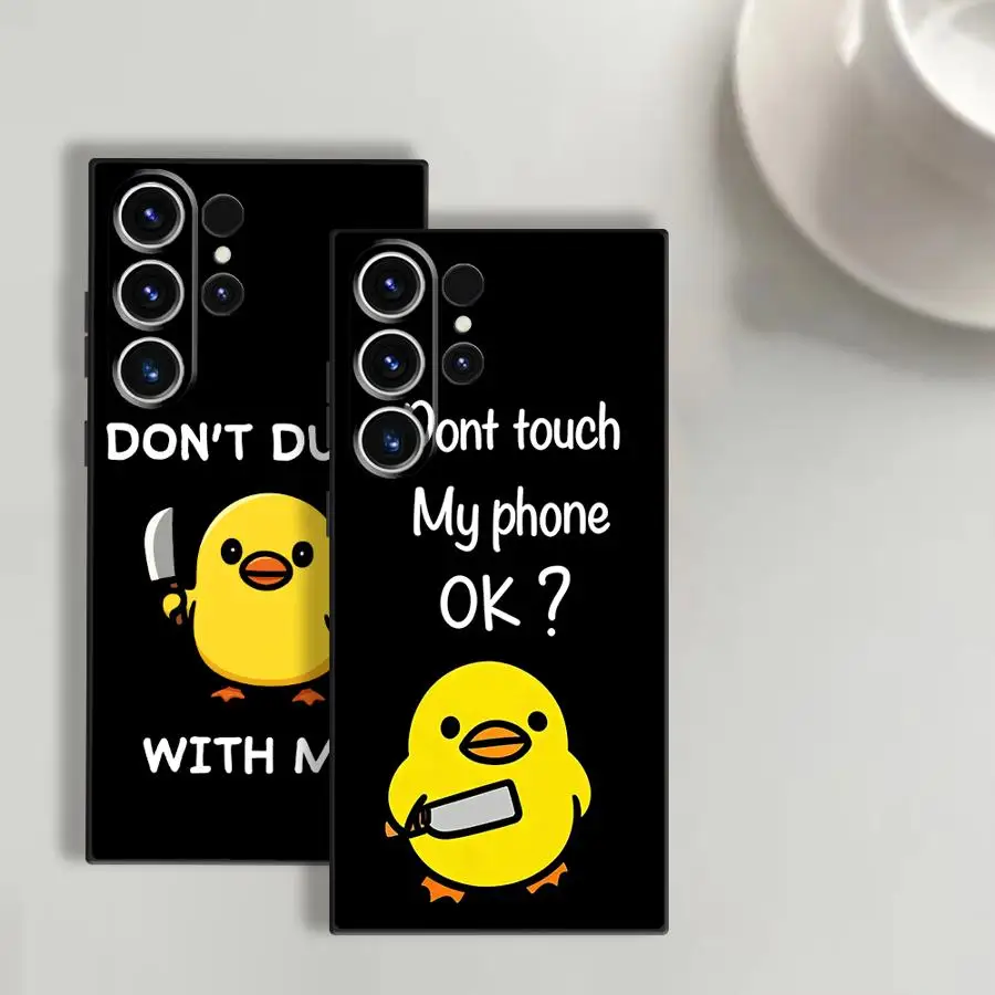 Funda Phone Cover Case for Samsung Galaxy S26 Ultra Note 20 8 9 10 S10 S9 S20 Ultra S23 S24 S25 Plus S21 FE Don't Touch My Phone