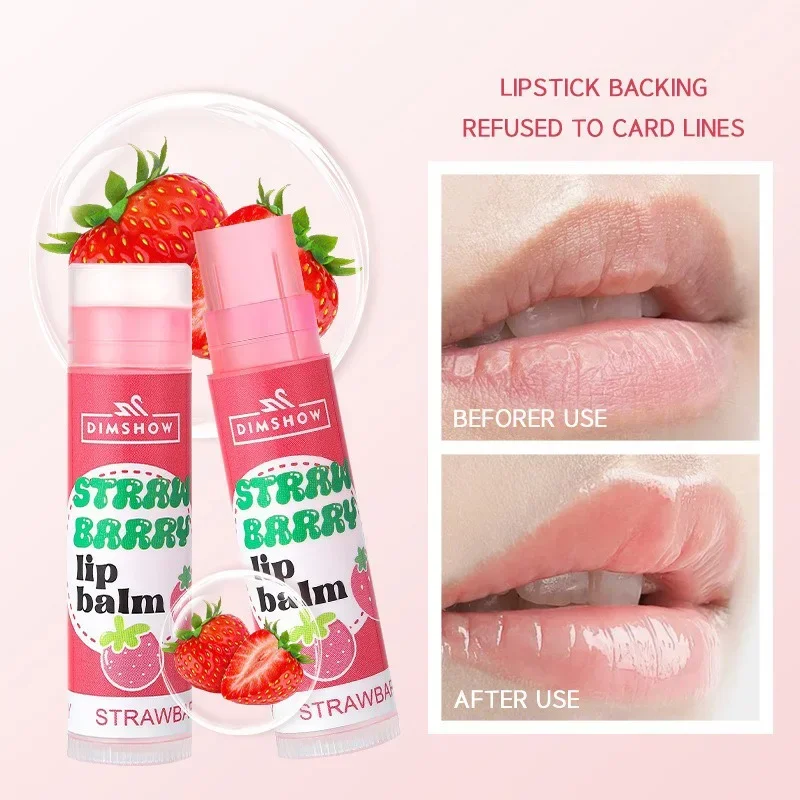 6 Kinds of Fruity Lip Balm Moisturizing Hydrating Long Lasting Lip Lotion Lightening Lip Lines Lips Mask Care Lips Lipstick Balm