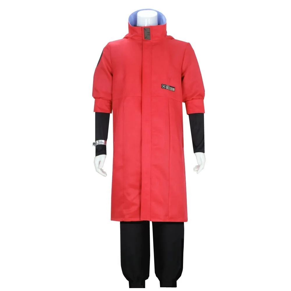 Anime Trigun Vash The Stampede Cosplay Costume Coat Uniform Jacket Pants Outfit Halloween Carnival Party Fantasia Fancy Suit view 4