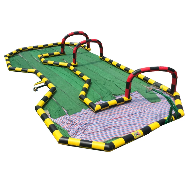 Aufblasbares Fußballplatz in kundenspezifischer Größe, PVC-Sportspiel, aufblasbares Feldplatz, kommerzielle Vermietung, Outdoor-Ausrüstung