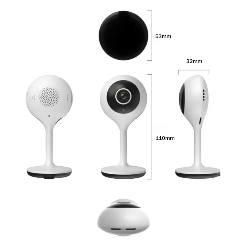 Laxihub 4MP PTZ Wifi Camera H.265 Auto Tracking 4MP Wireless IP Camera 4xDigital Zoom AI Human Detection Dual Light Source