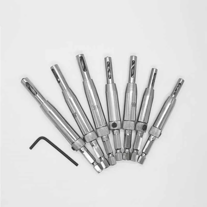 4/7/8Pcs HSS Self Centering Hinge Drill Bit Window Door Cabinet Hinge Locating Hole Cutter Woodworking Tool Center Drill Bit