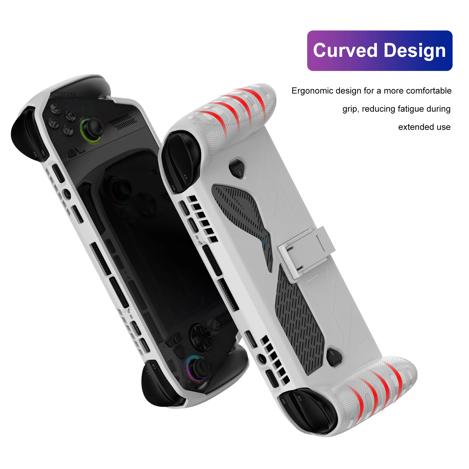 حافظة واقية من مادة TPU حافظة جلدية واقية لوحدة التحكم في الألعاب ROG XBOX Ally/ROG XBOX Ally X