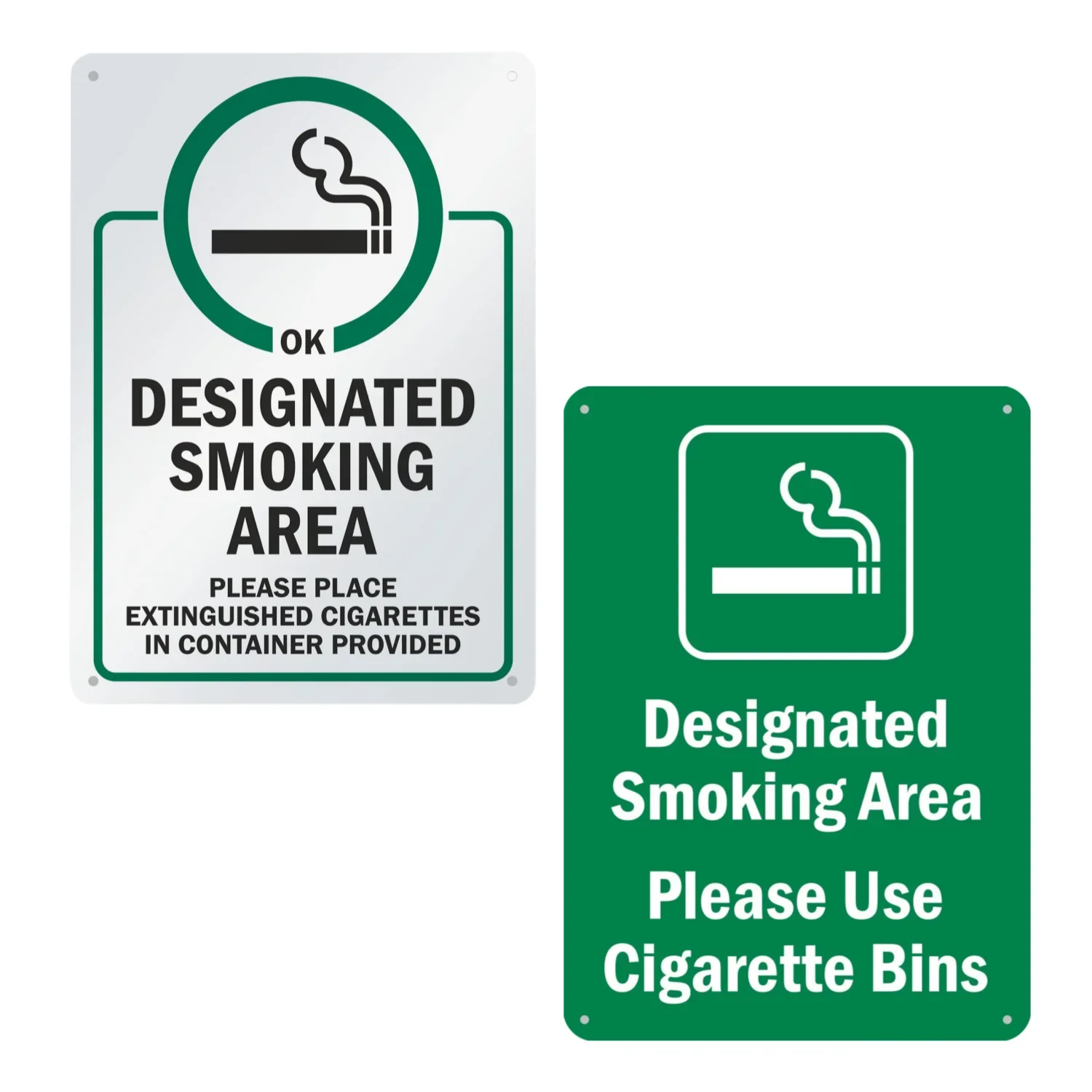 1pcs/2pcs Warning Metal Sign