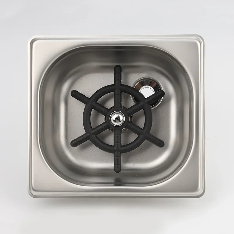 Stainless steel automatic cup washer, no-cleaning bar, cafe, laboratory, water bar, cup washer, intelligent induction