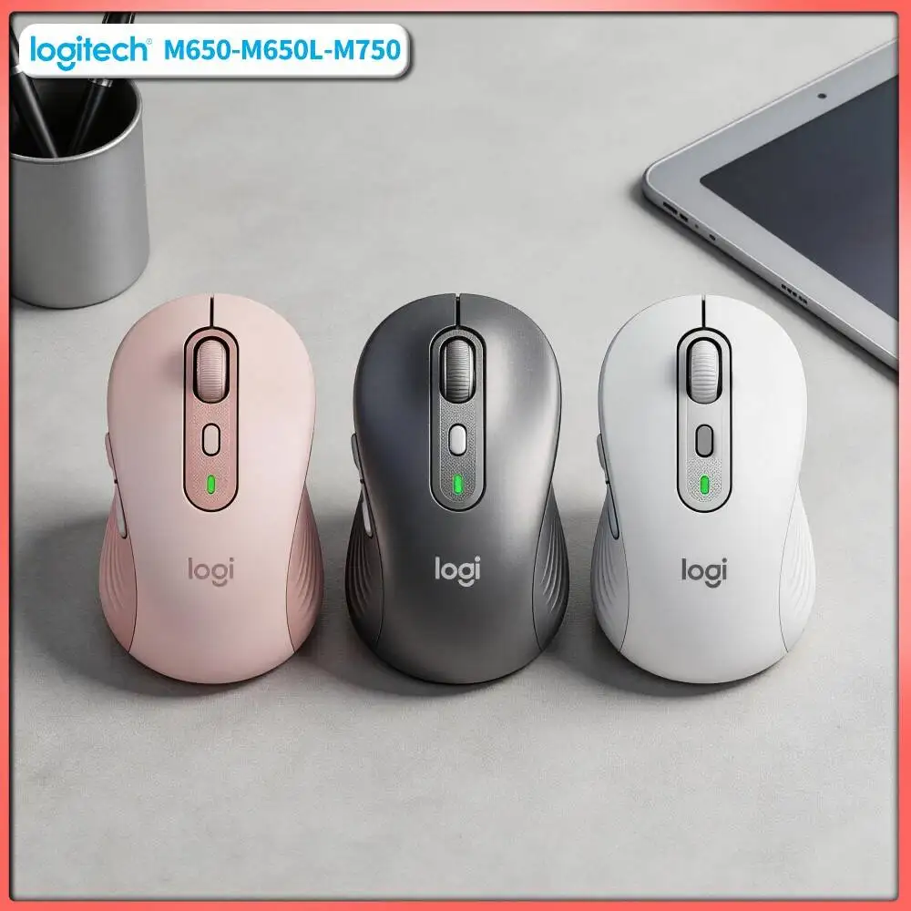 Silent M750 Wireless Mouse - 4000 Adjustable DPI Levels, Dual Connection, Recycled Eco Body, Home Study Work Pick Tool