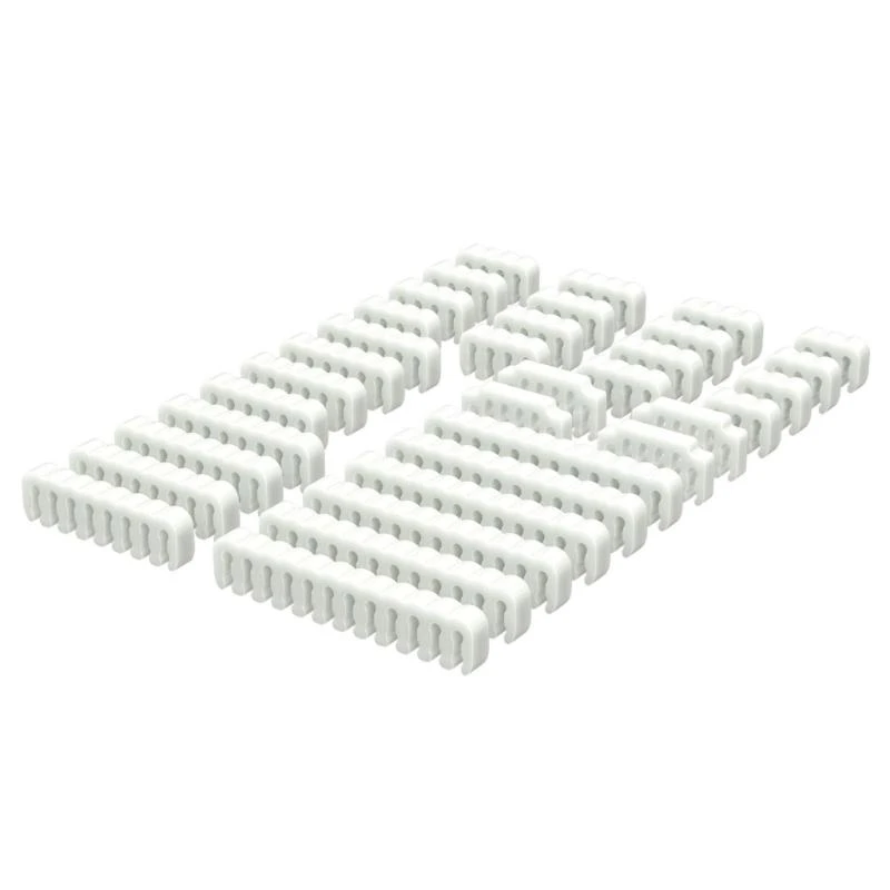 P9FA 34PCS Multipurpose Acrylic Combs For Neat Power Cable Routing 24Pin Motherboards