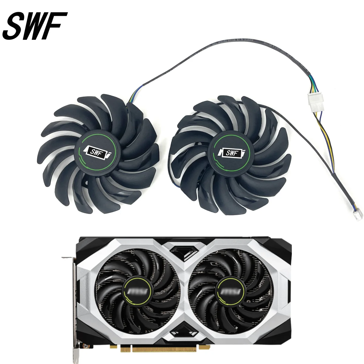 

New 2PCS/set 87mm PLD09210S12HH 2060S RTX2070 Cooling Fan For MSI GeForce RTX 2070 2060 Super VENTUS XS OC Cooling Graphics Fan